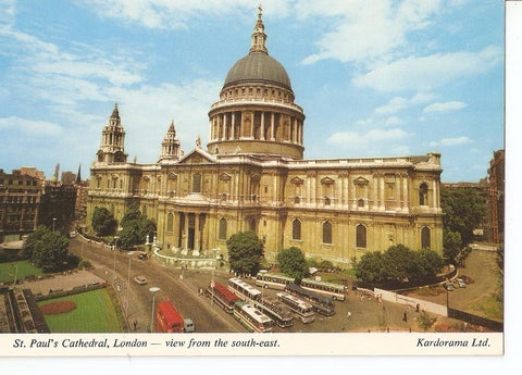 Postal 032709 : St. Pauls Cathedral London - view from the south-east