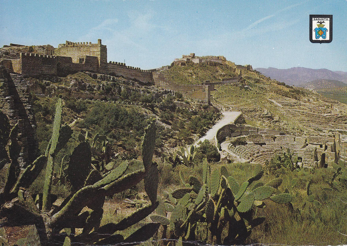 Postal 60168: Coleccion castillos y fortalezas Sagunto (Valencia)