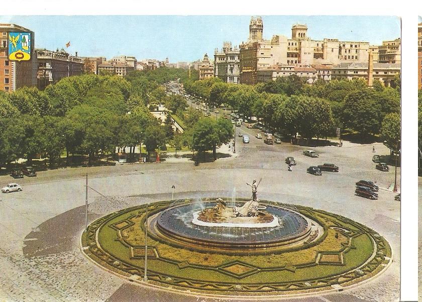 Postal 046473 : Madrid. Fuente de Neptuno y Paseo del Prado