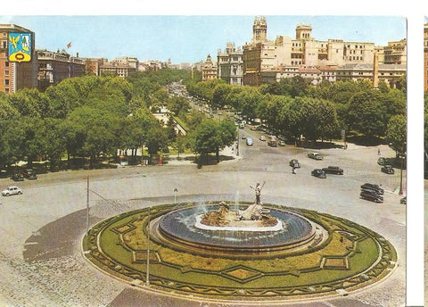 Postal 046473 : Madrid. Fuente de Neptuno y Paseo del Prado