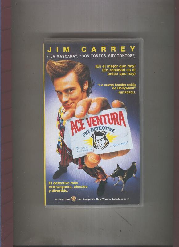 Video VHS: Ace Ventura un detective diferente con Jim Carrey