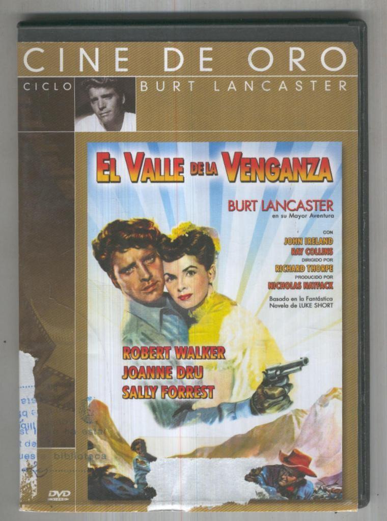 DVD Cine: Cine de Oro, Ciclo Burt Lancaster - EL VALLE DE LA VENGANZA