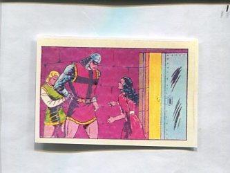 Facsimil: Cromo El Guerrero del Antifaz serie 3: La Marquesita de Peñarrosa numero 47