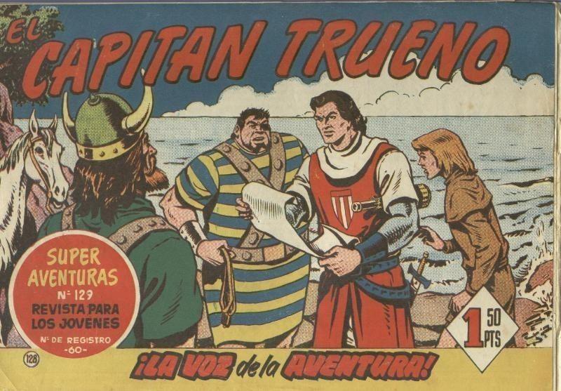 El Capitan Trueno original numero 128: La voz de la aventura (numerado 2 en trasera)