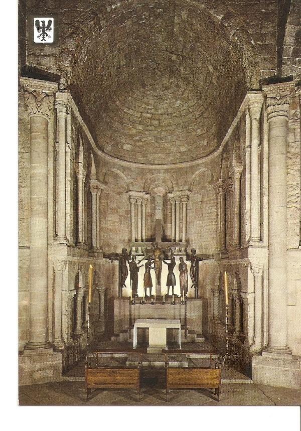 Postal 041968 : Catalunya Romanica. San Joan de les Abadesses. Santissim Misteri (segle XIII)