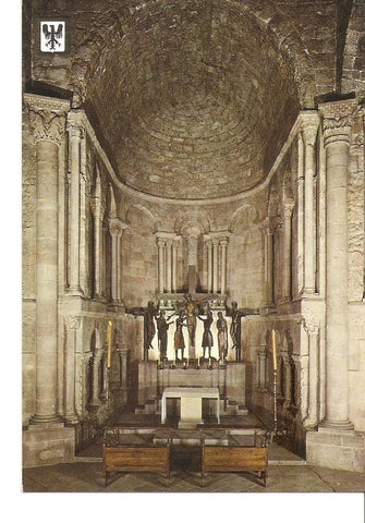 Postal 041968 : Catalunya Romanica. San Joan de les Abadesses. Santissim Misteri (segle XIII)