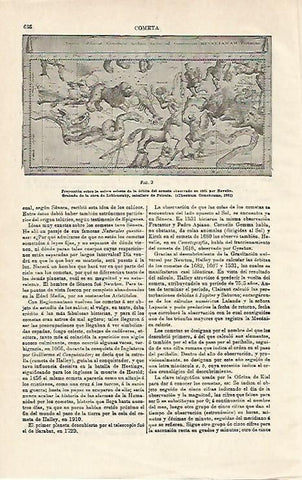 LAMINA ESPASA 14538: Grabado de Theatrum Cometicum