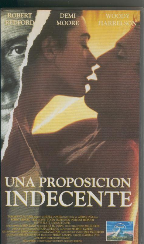 Video VHS:  Una proposicion indecente