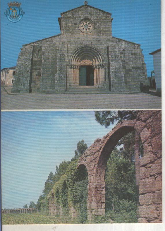 Postal 013792: Iglesia Romanica de S.Pedro Rates y Acueducto, Portugal