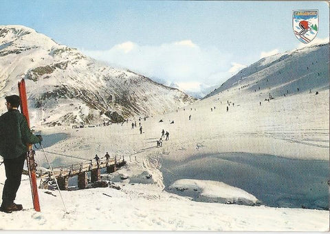 Postal 022509 : Candanchu. Pista del Tobazo. Pirineo Aragones