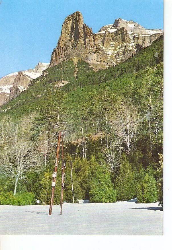 Postal 030897 : Parque Nacional de Ordesa (Pirineo Aragones). Tozal del Mallo (invernal)