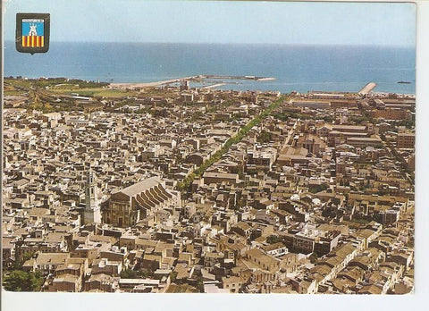 Postal 037223 : Villanueva y Geltru. Vista aerea