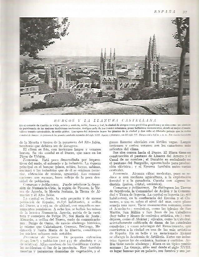 LAMINA 3047: ESPAÑA. Catedral de  Burgos