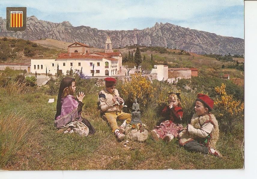 Postal 041848 : Catalunya tipica. Rosa dAbril Morena de la Serra
