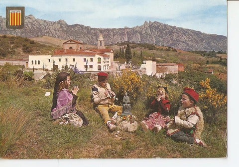 Postal 041848 : Catalunya tipica. Rosa dAbril Morena de la Serra