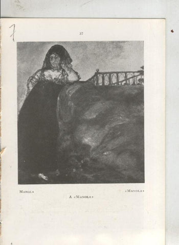 Goya en el museo del prado: lamina 07: Manola