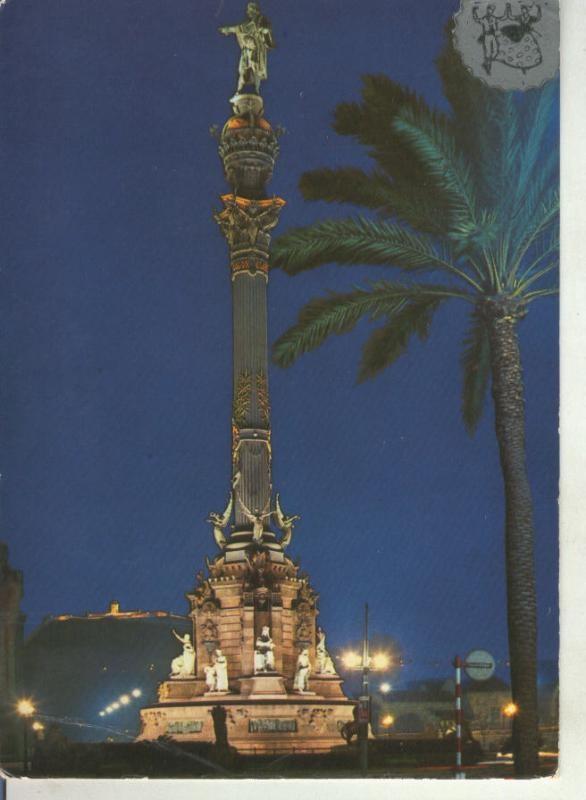 Postal 011585: Monumento a Colon en Barcelona