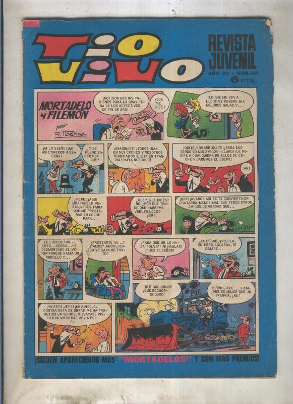 Tio Vivo segunda epoca numero 0565 (numerado 2 en trasera)