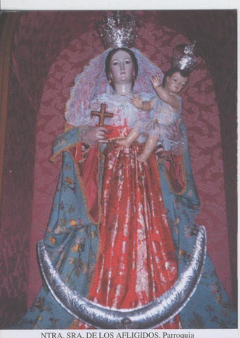 Postal 013802: Virgen Nuestra Señora de los Afligidos