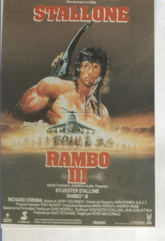 Foto cine 492: Rambo III (Sylvester Stallone)