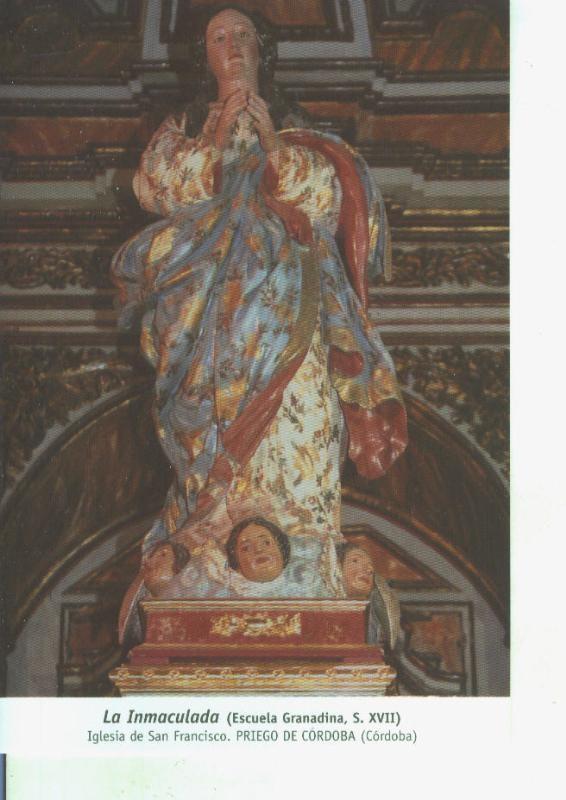 Postal 014598: Virgen La Inmaculada (escuela granadina)