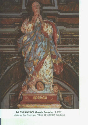 Postal 014598: Virgen La Inmaculada (escuela granadina)