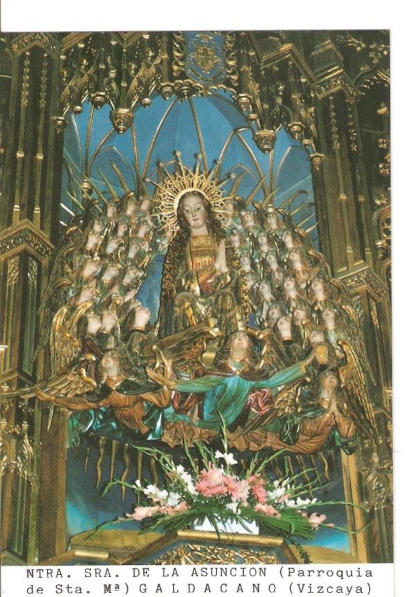 Postal 027178 : Ntra. Sra. De la Asuncion, Parroquia de Sta Ma; de Galdacano (Vizcaya)