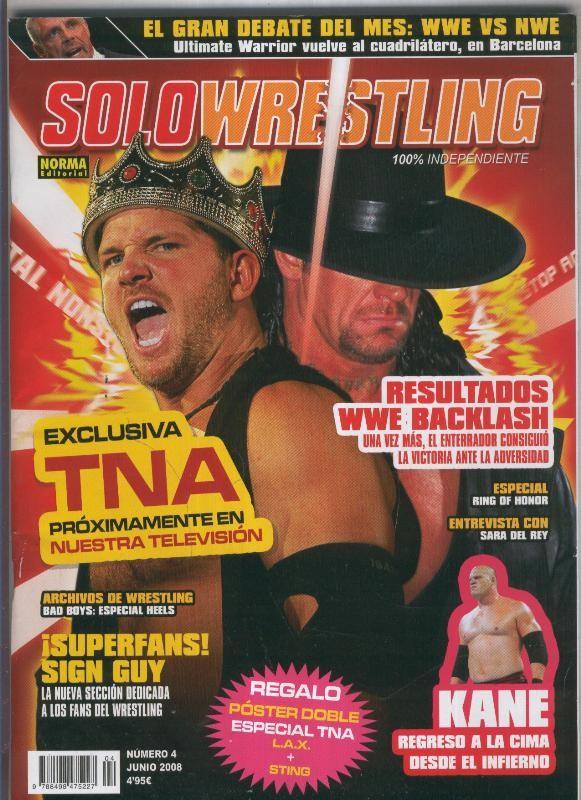 Solo Wrestling numero 004: poster de L.A.X y Sting 