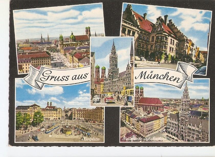 Postal 033552 : Gruss aus Munchen