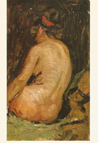 Lamina 035: Picasso. Desnudo de espaldas