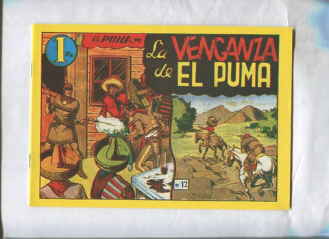 Facsimil: El Puma de Boixcar numero 12: La venganza de El Puma