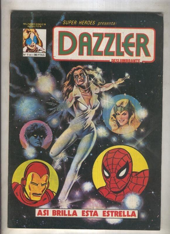 Super Heroes de Mundicomics numero 1: Dazzler (numerado 3 en trasera)