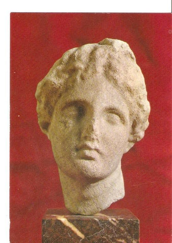 Postal 048302 : Ampurias. Cabeza de Afrodita (siglo IV a J.C.)