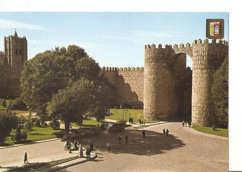 Postal 048211 : Avila. Puerta de San Vicente