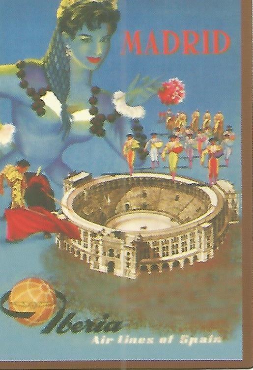 CALENDARIO PUBLICITARIO 00204: Madrid (plaza de toros)  Iberia