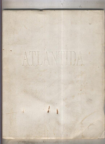 Primera Audicion Mundial de: Atlantida, obra postuma de Manuel de Falla