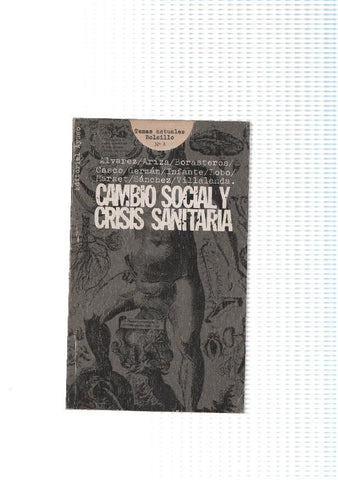 Temas actuales de bolsillo numero 4: Cambio social y crisis sanitaria