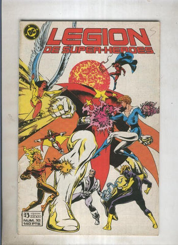 Legion de Superheroes numero 10 (numerado 3 en trasera)