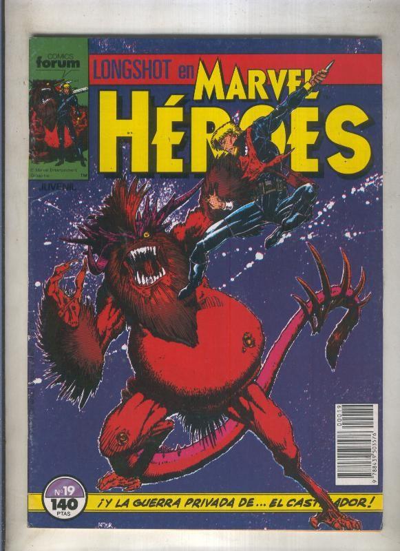 Marvel Heroes numero 19: Longshot  (numerado 3 en trasera)