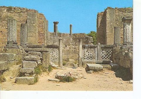 Postal 021410 : Ruines if a Byzantine Church