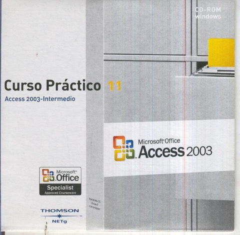 CD-ROM: Curso Practico Office 2003, No.11: ACCES 2003-INTERMEDIO