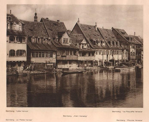Lamina/Foto KURT HIELSCHE Deuschtland No. 067: BAMBERG. LITTLE VENICE
