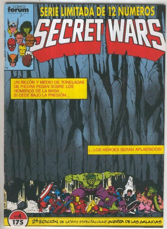 Secret Wars numero 04: Situacion desesperada