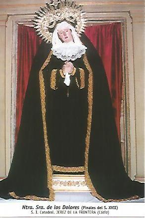 POSTAL 54449: Nuestra Señora de los Dolores. Jerez de la Frontera Cadiz