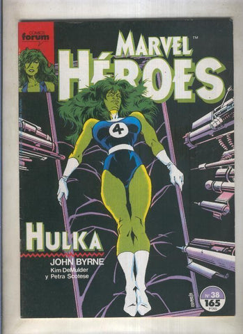 Marvel Heroes numero 38: Hulka (numerado 2 en trasera)