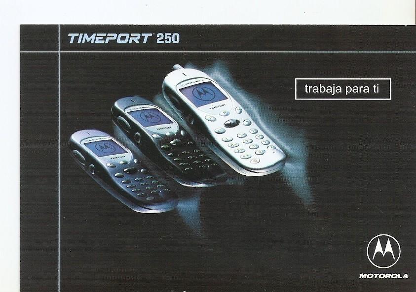 Postal 023777 : Anuncio Motorola Timeport 250