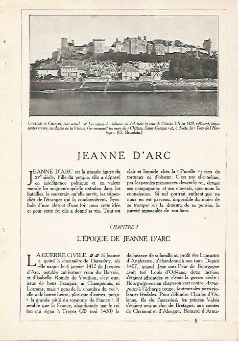 LAMINA 4485: Castillo de Chinon Francia