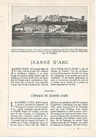 LAMINA 4485: Castillo de Chinon Francia