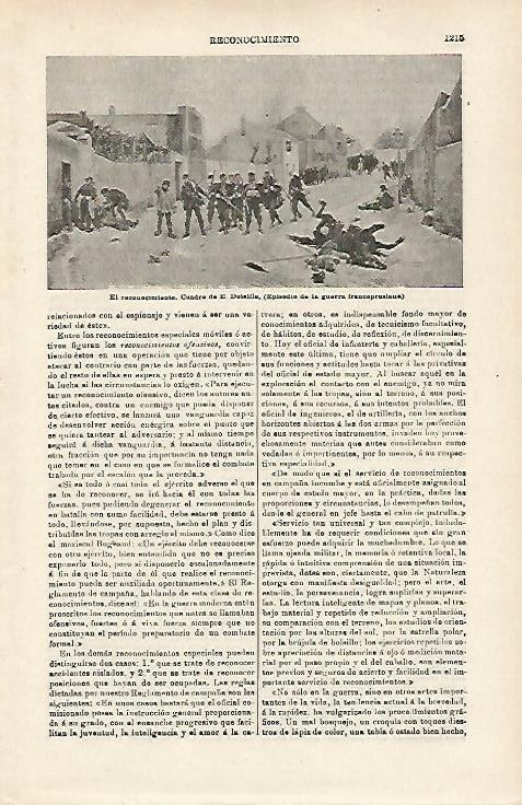 LAMINA ESPASA 16030: El reconocimiento por Detaille
