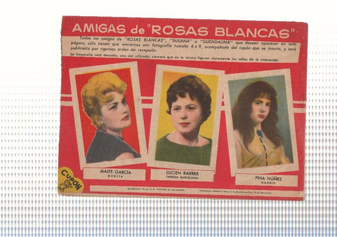 Rosas Blancas numero 127: Si tu no volvieras
